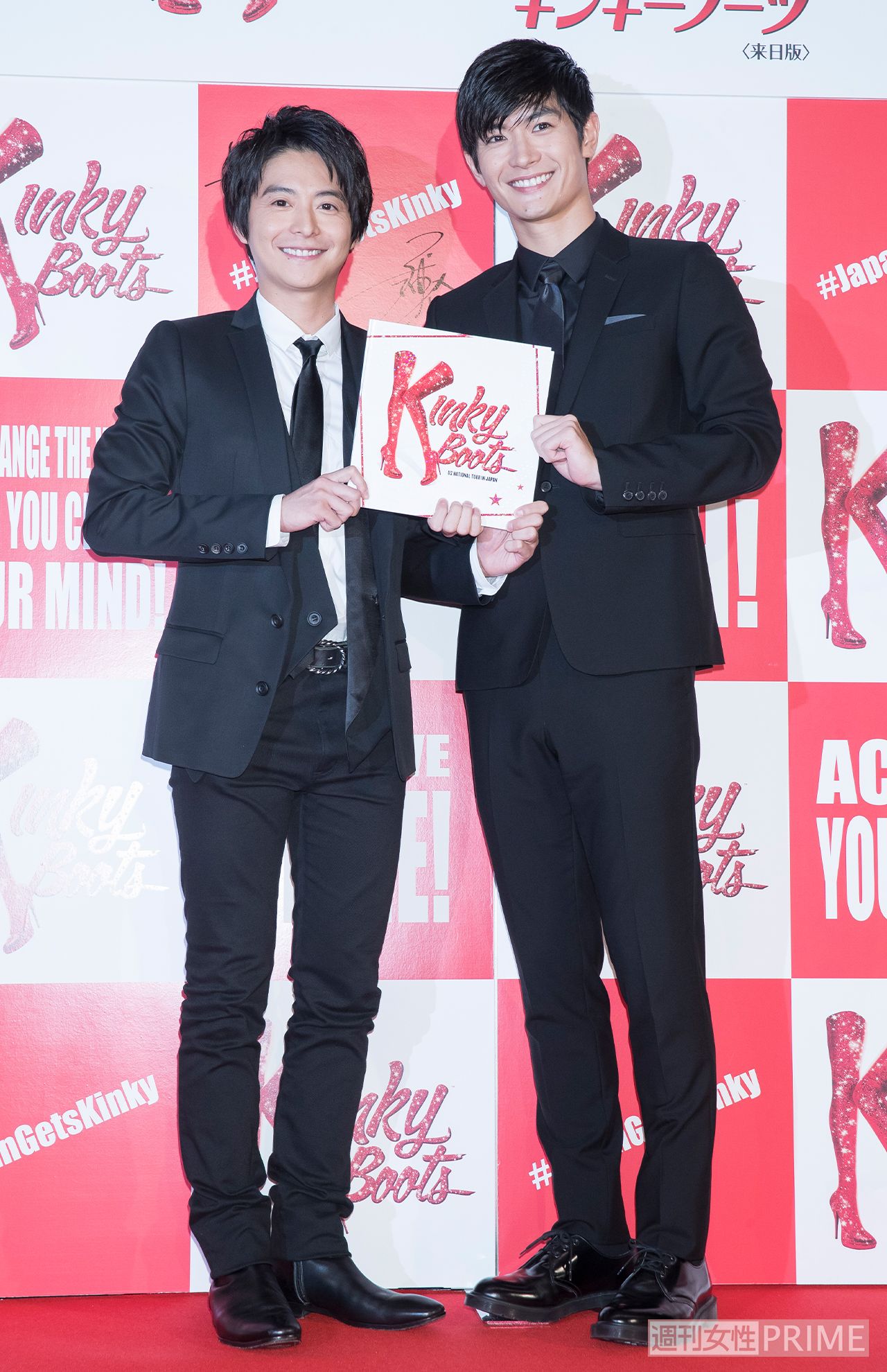 '16年の舞台『キンキーブーツ』で小池徹平（左）とW主演