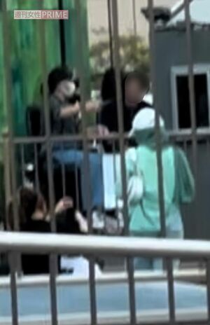 “山崎賢人似の男性”とともに『パワータワー』というアトラクションに乗車された愛子さま（2023年9月12日）