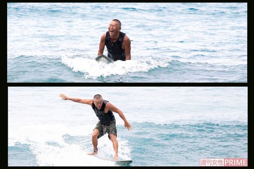 「サーフィンを始めて島に住み意味、自分の軸ができた。」と語る宮川さん