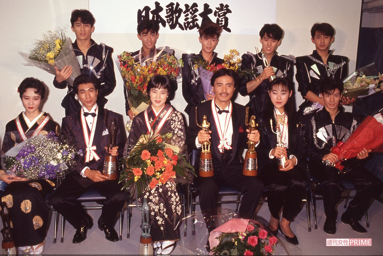 第21回『輝け！日本歌謡大賞』（'90年撮影）写真／週刊女性写真班