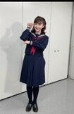 「これで人生最後の…」出馬前にセーラー服を披露する生稲晃子(本人インスタグラムより)