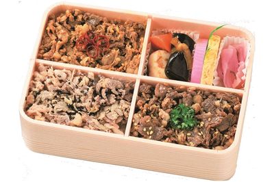 「三味牛肉どまん中」（1350円／各日300食販売予定）