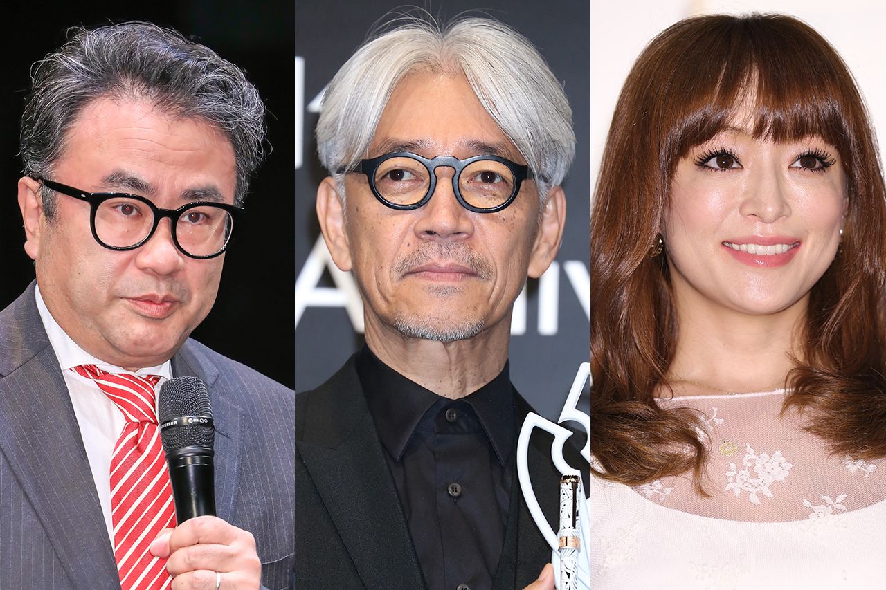 ひとりっ子は「感受性の強いマイペース型人間」（磯崎さん）。有名人では（左から）左から三谷幸喜、坂本龍一、浜崎あゆみ