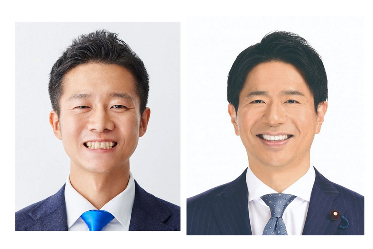 水沼秀幸衆院議員、岡田悟衆院議員（立憲民主党公式HPより）