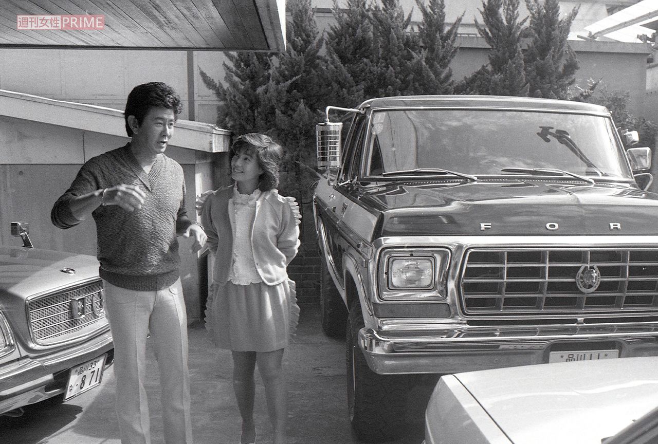 『野々村病院物語2』で共演した宇津井健と柏原芳恵