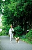松田さんの日課は、念願の愛犬と1周2kmの公園を2周すること