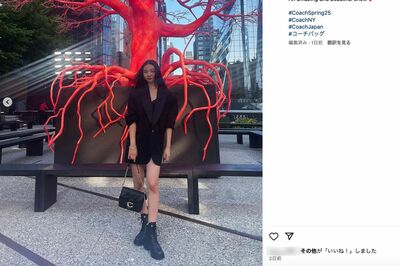 2024年9月10日にKoki,が投稿した『コーチ』2025春夏コレクションの様子（公式インスタグラムより）