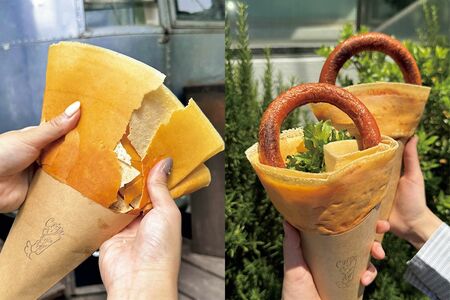 クレープとエスプレッソと