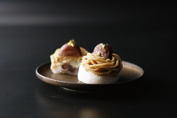 和栗のモンブラン大福/和菓子村上