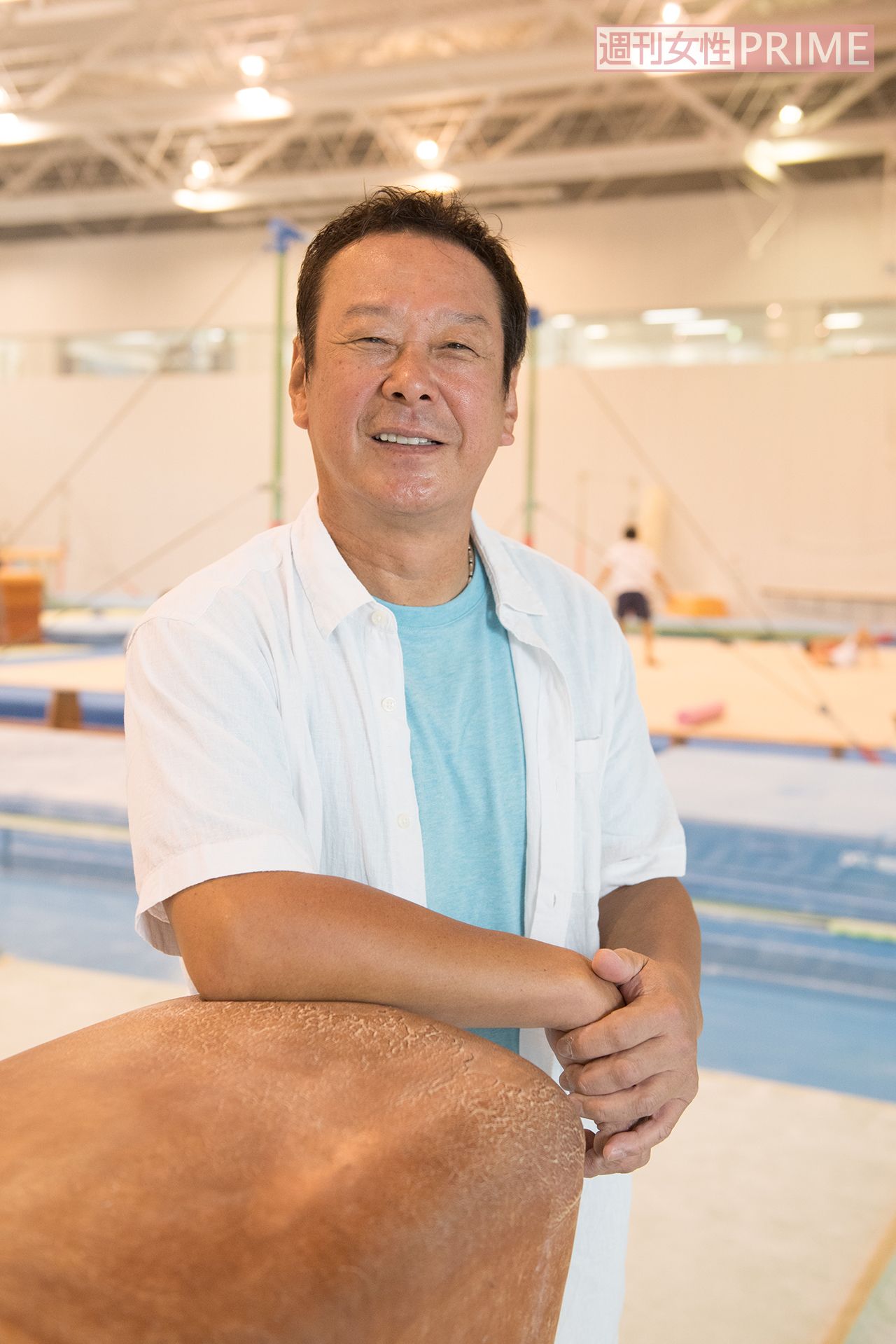 学生時代、苦手だったという跳馬だが、ケガをきっかけに克服。銀メダルを取るまでに　撮影／渡邉智弘