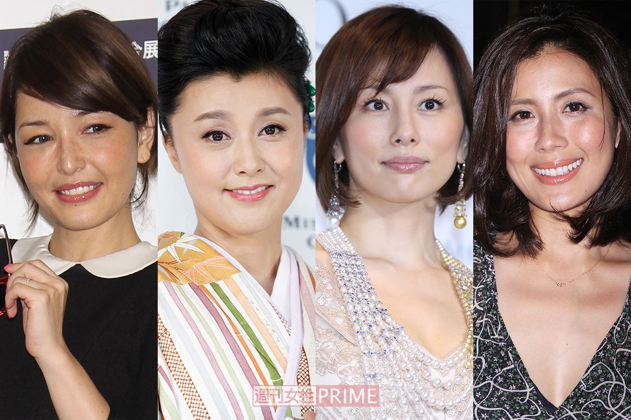 （写真左から）梨花、藤原紀香、米倉涼子、長谷川理恵