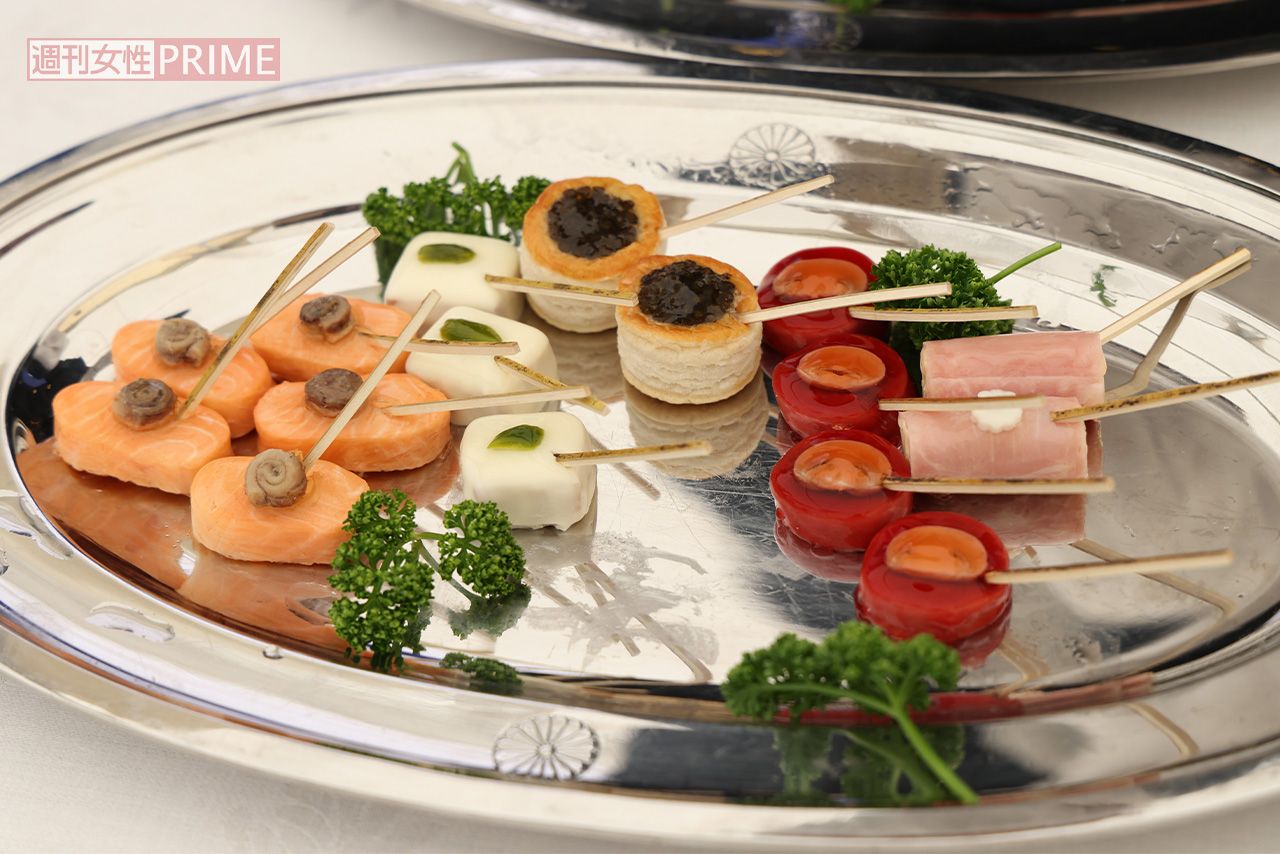 2025年4月22日の「春の園遊会」で、招待者に振舞われたメニュー