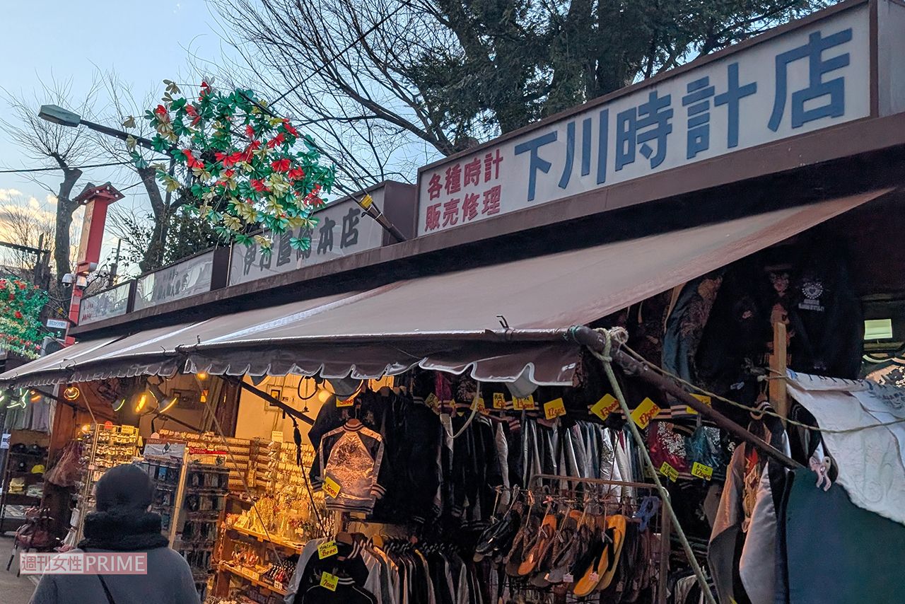 営業していた頃の浅草伝法院通り商栄会（2026年1月）　撮影／編集部