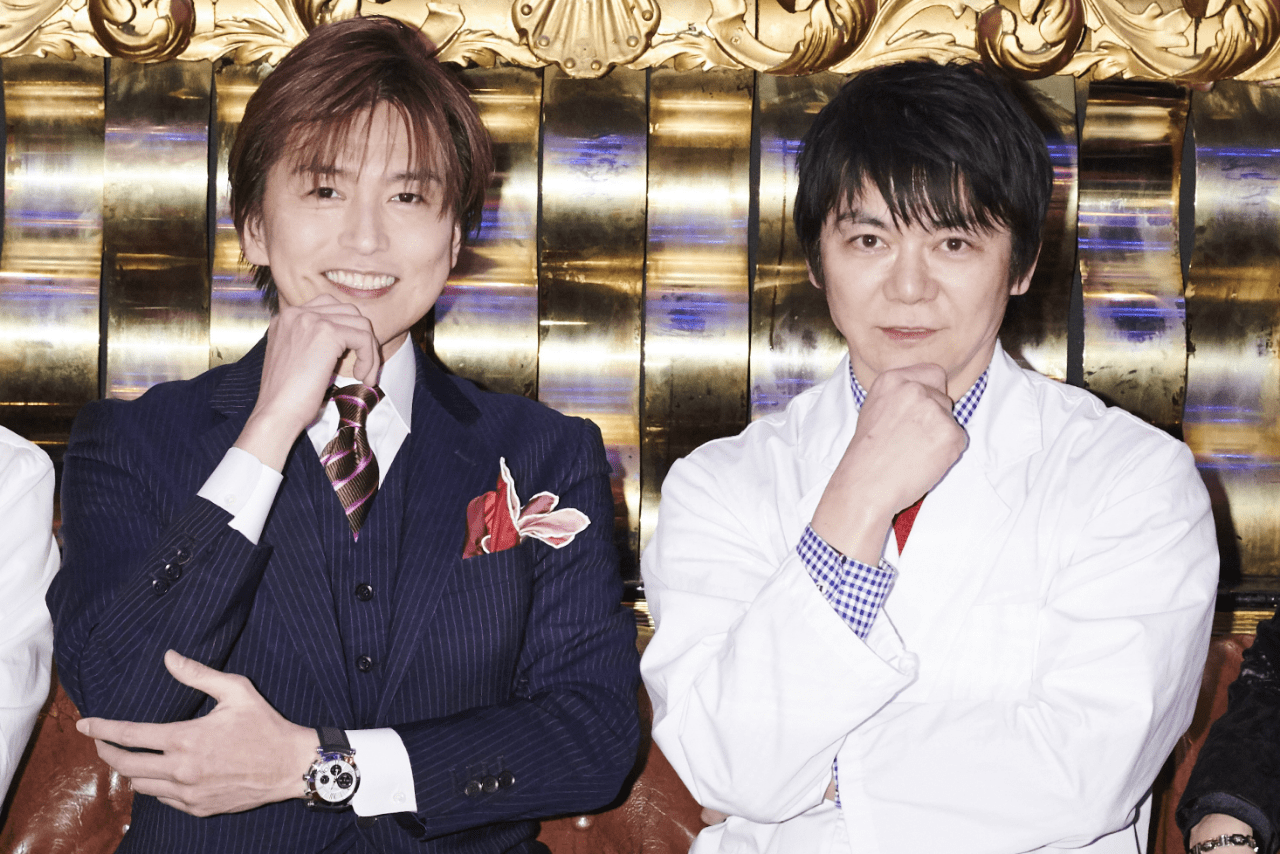 交際範囲は幅広い。シャンパンタワーを生み出したとして知られる伝説のホスト・流星さんと