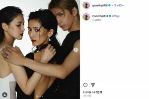 WEST.藤井流星と妹の萩花、夏恋（本人Instagramより）