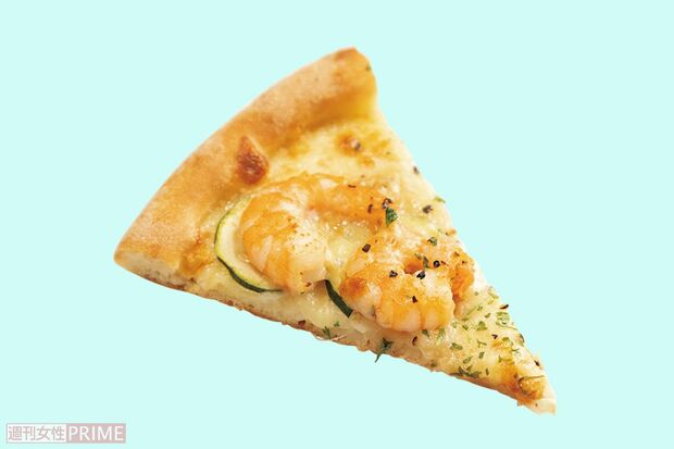 〈第2位〉大海老のガーリックシュリンプ/ピザーラ　2980円（撮影／齋藤周造）