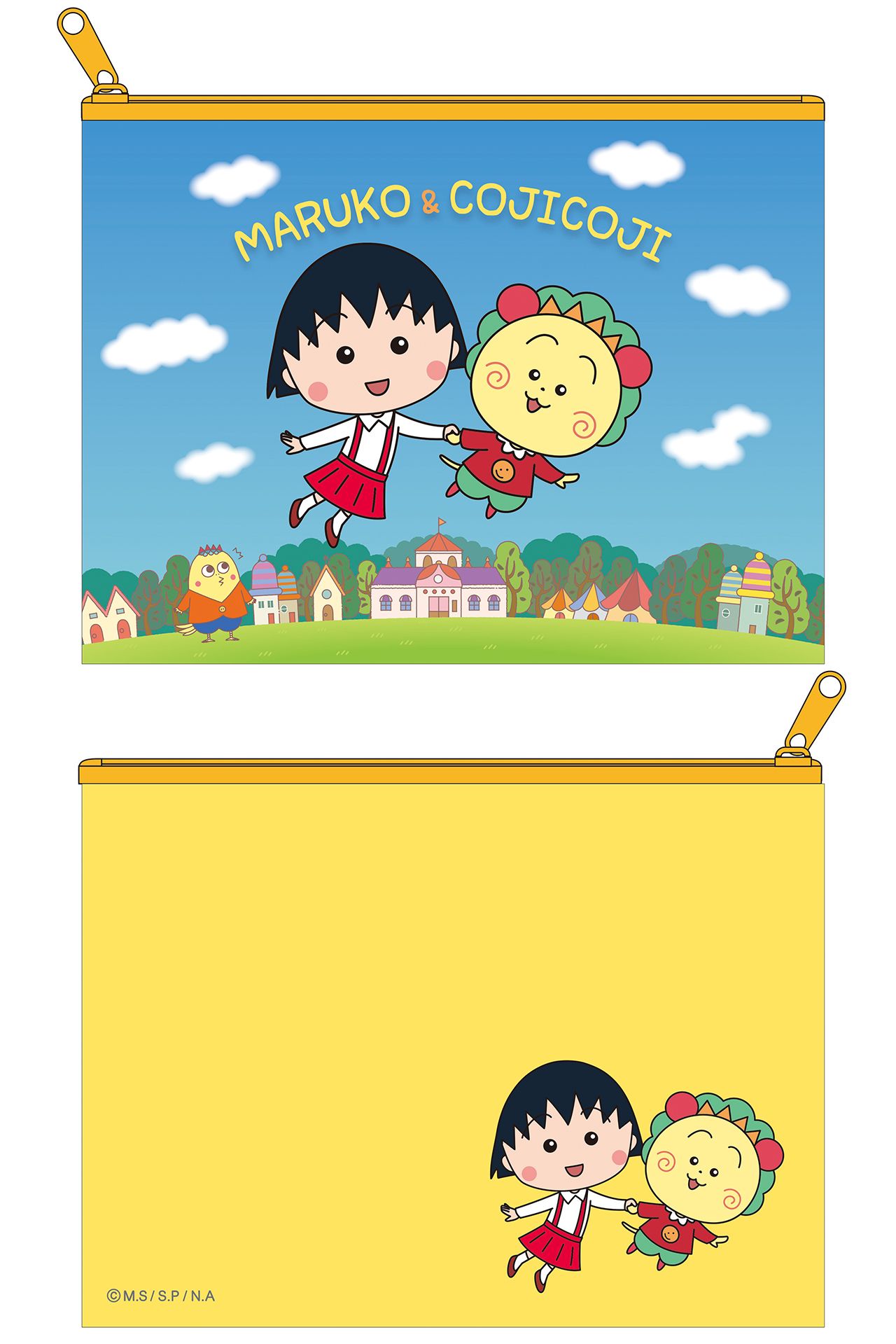 ポーチ（まる子&コジコジ） 1,296円　(c)さくらももこ／さくらプロダクション／日本アニメーション