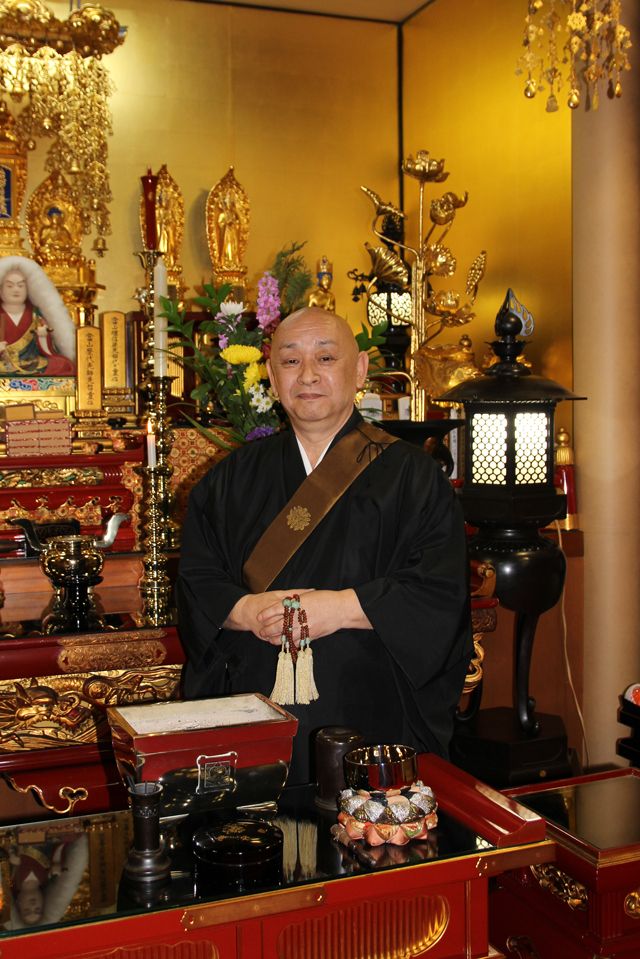 中村住職は青森出身。秋田出身の小倉さんとは秋田弁と津軽弁で会話が通じる