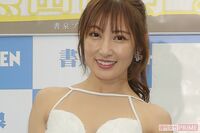 熊田曜子が写真集発売イベントで大胆露出、割れた腹筋に「色気がない」の声、ゆるふわ磯山さやかとの明暗