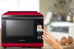レシピが組み込まれた電子レンジも