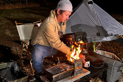 青空の下で食べる料理は、新鮮な空気や緑の匂いなどの“スパイス”がきいて、また格別！
