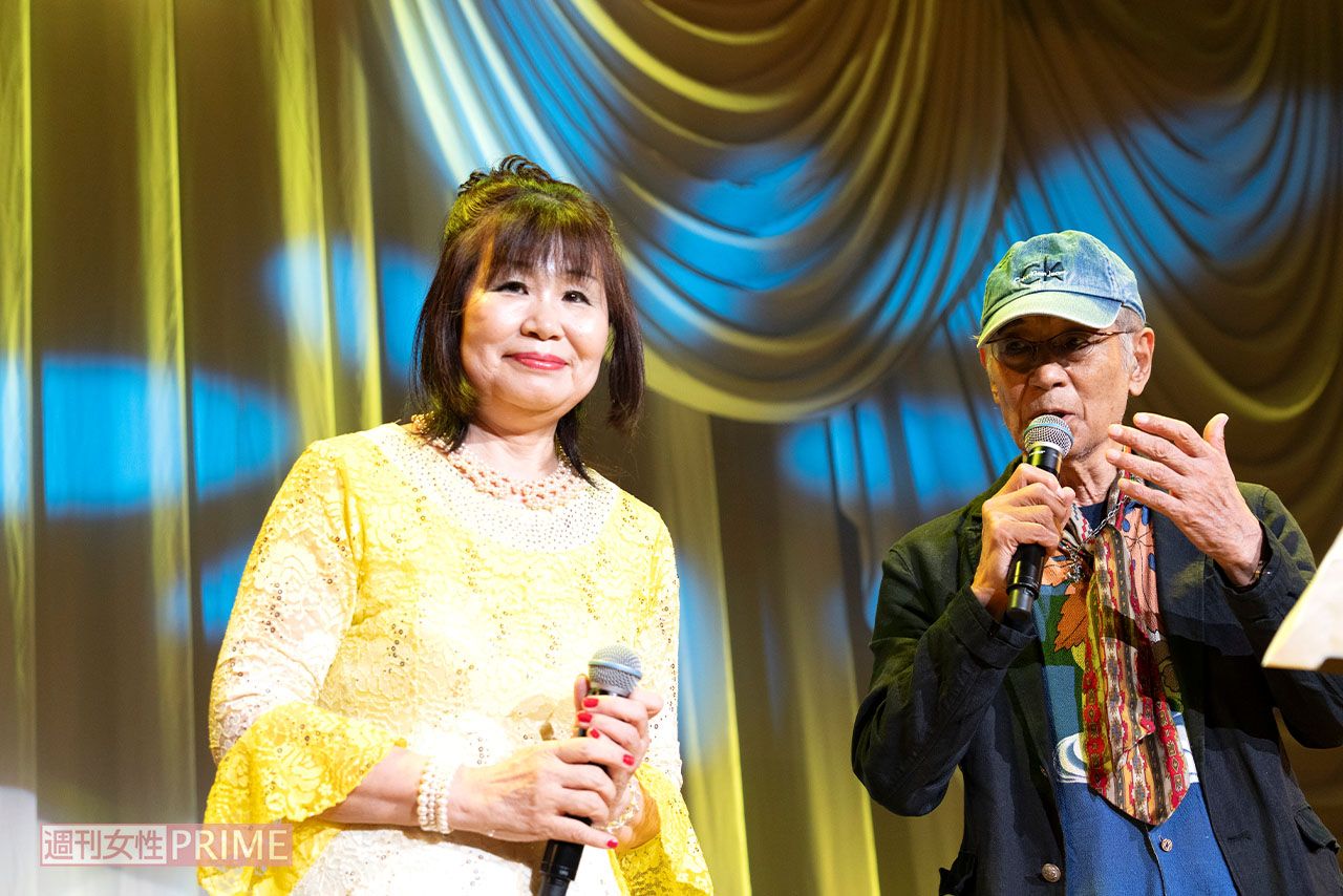 8月末に行われた合同ディナーショーでもデュエットをした2人　撮影／北村史成