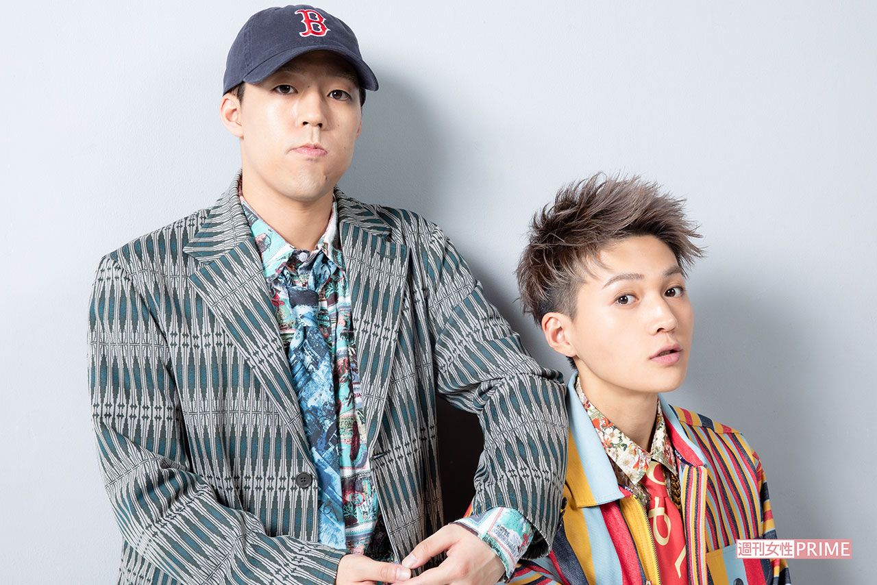 世界（左）、八木勇征（右）　撮影／矢島泰輔