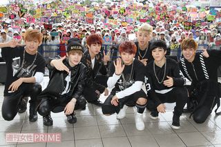 2014年6月に行われた防弾少年団（BTS）の日本デビューイベント