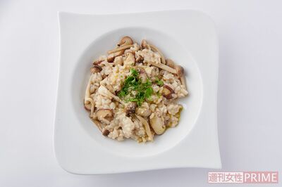 まろやかさがクセになる“悪魔のリゾット”（撮影／山田智絵）