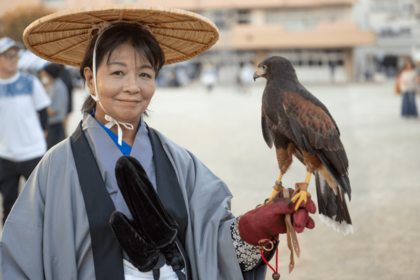 城下町岩槻・鷹狩り行列に参加。小十人という徳川家康のSP役