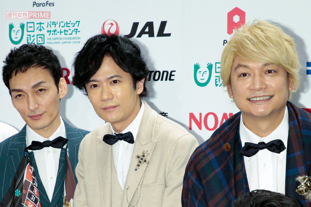 草なぎ剛、稲垣吾郎、香取慎吾