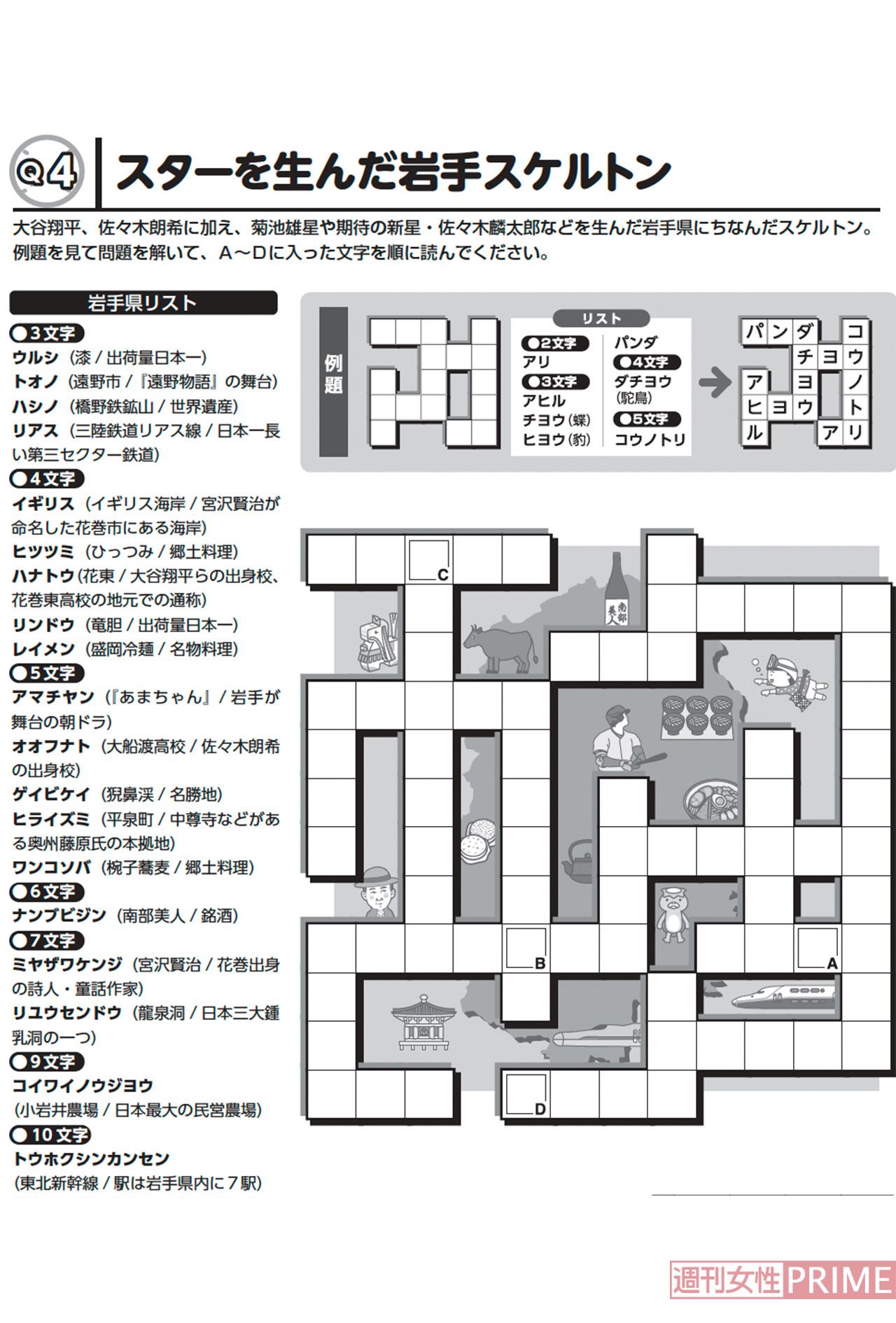 【Q4】スターを生んだ岩手スケルトン（ドジャース3人侍「脳トレパズル」）