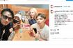 坂口杏里夫妻と瓜田純士夫妻が食事会を行ったことをSNSで報告した(坂口のインスタグラムより)