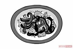 ツナとピーマンのごまマヨあえ　イラスト／陶山みづほ