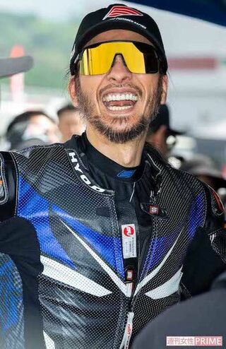 2025年7月6日、富士スピードウェイの二輪ロードレースに出場し、2位に入賞した長瀬智也