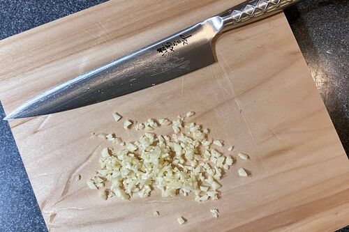 自分史上一番細かくみじん切りができた