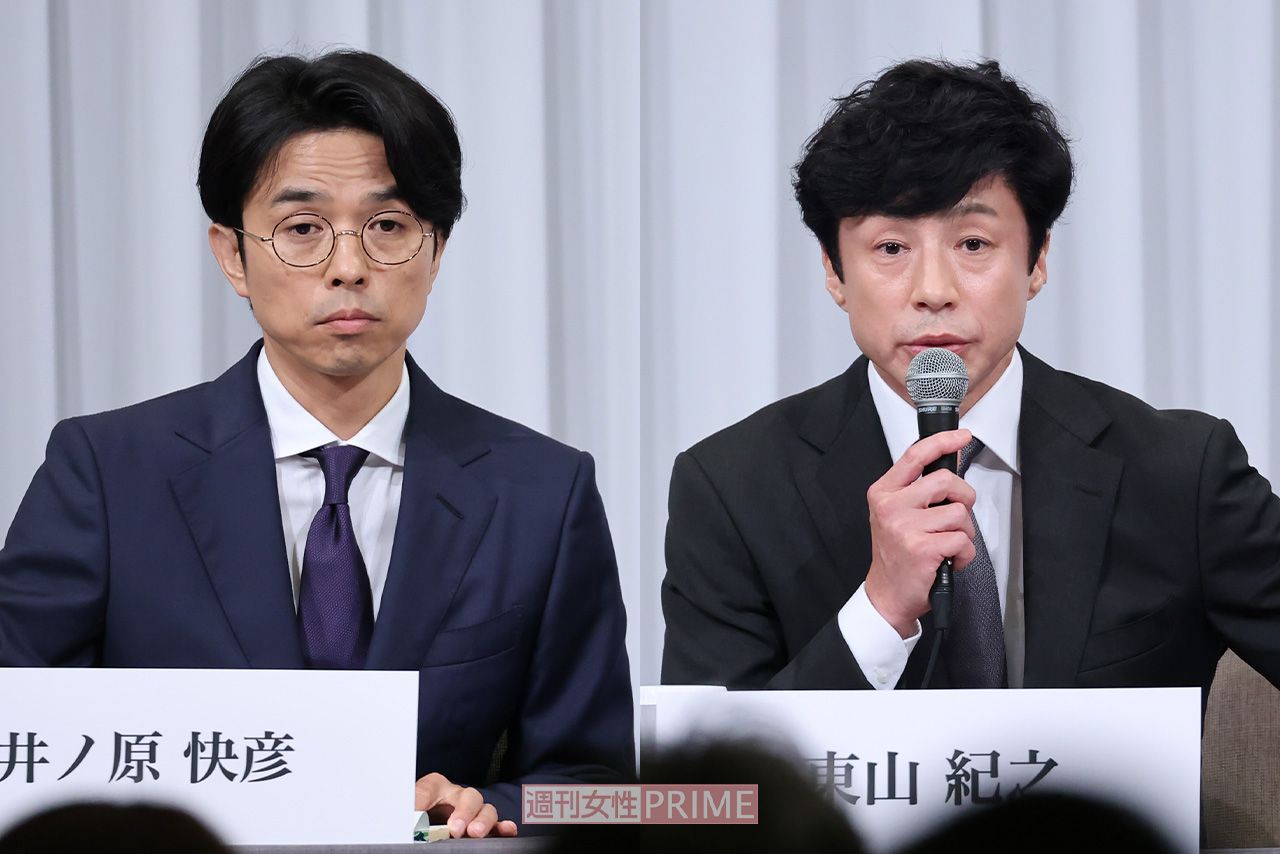 東山紀之、井ノ原快彦が2度開いた会見は「社名を残す」「NGリスト」などの問題でどちらも炎上した