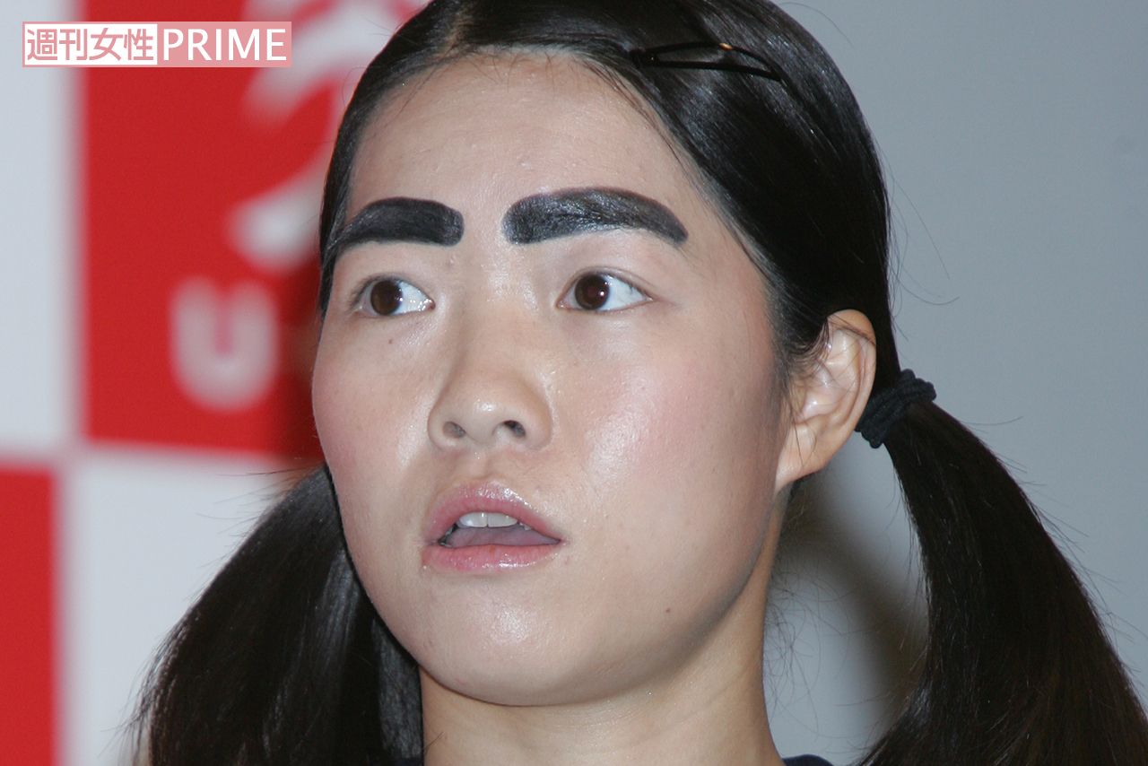 鳥取県内を走るイモトアヤコ