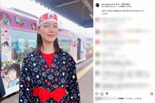 2023年4月、10年ぶりに「あまちゃん」になったのん（本人のインスタグラムより）