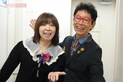 2018年、音楽番組出演時に撮ったイルカと南こうせつのツーショット