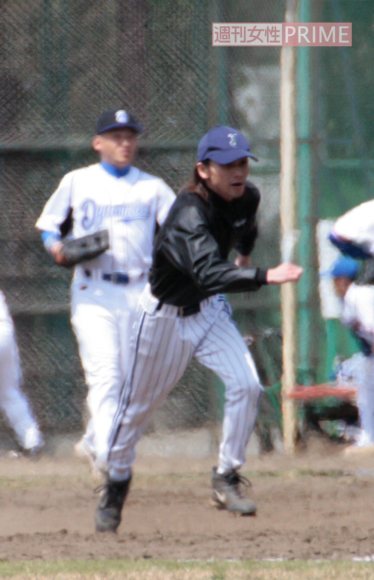 2006年4月、ジャニーズチームで草野球を楽しむ堂本光一2