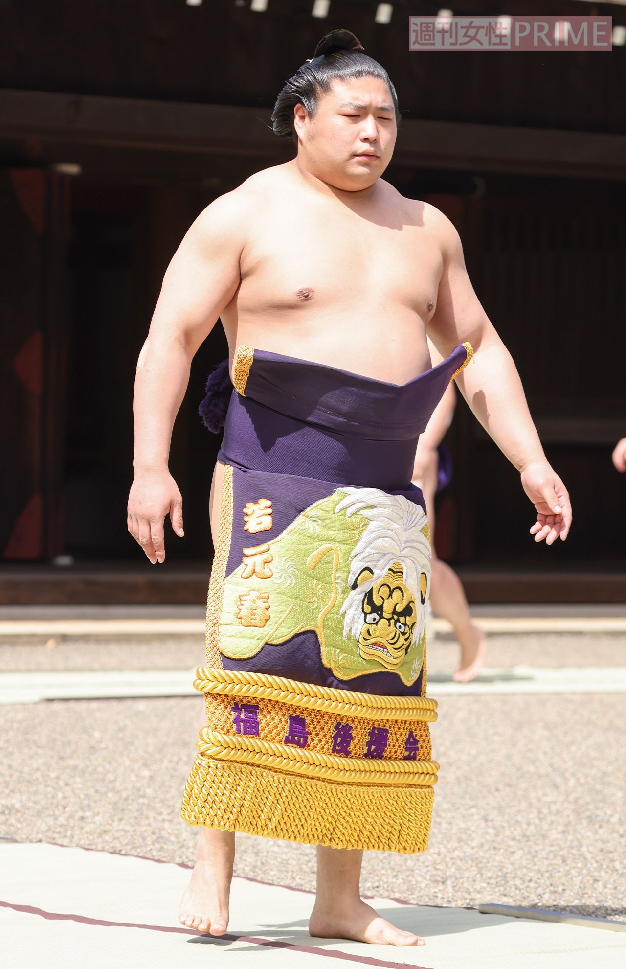 若元春 　弟・若隆景の休場で、奮起が期待されている