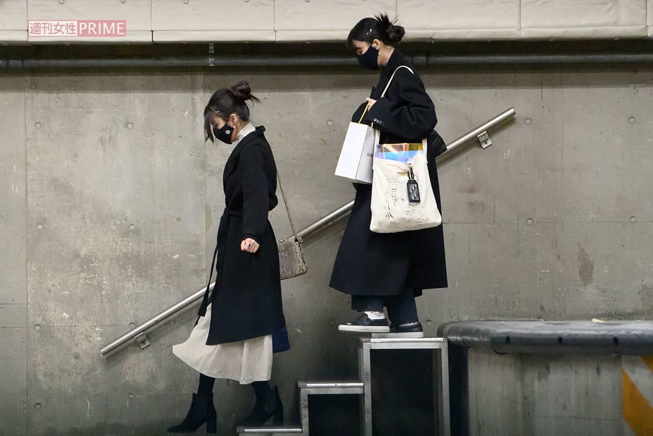 2021年1月3日、Cocomiの“オケデビュー”に付き添ったKoki,