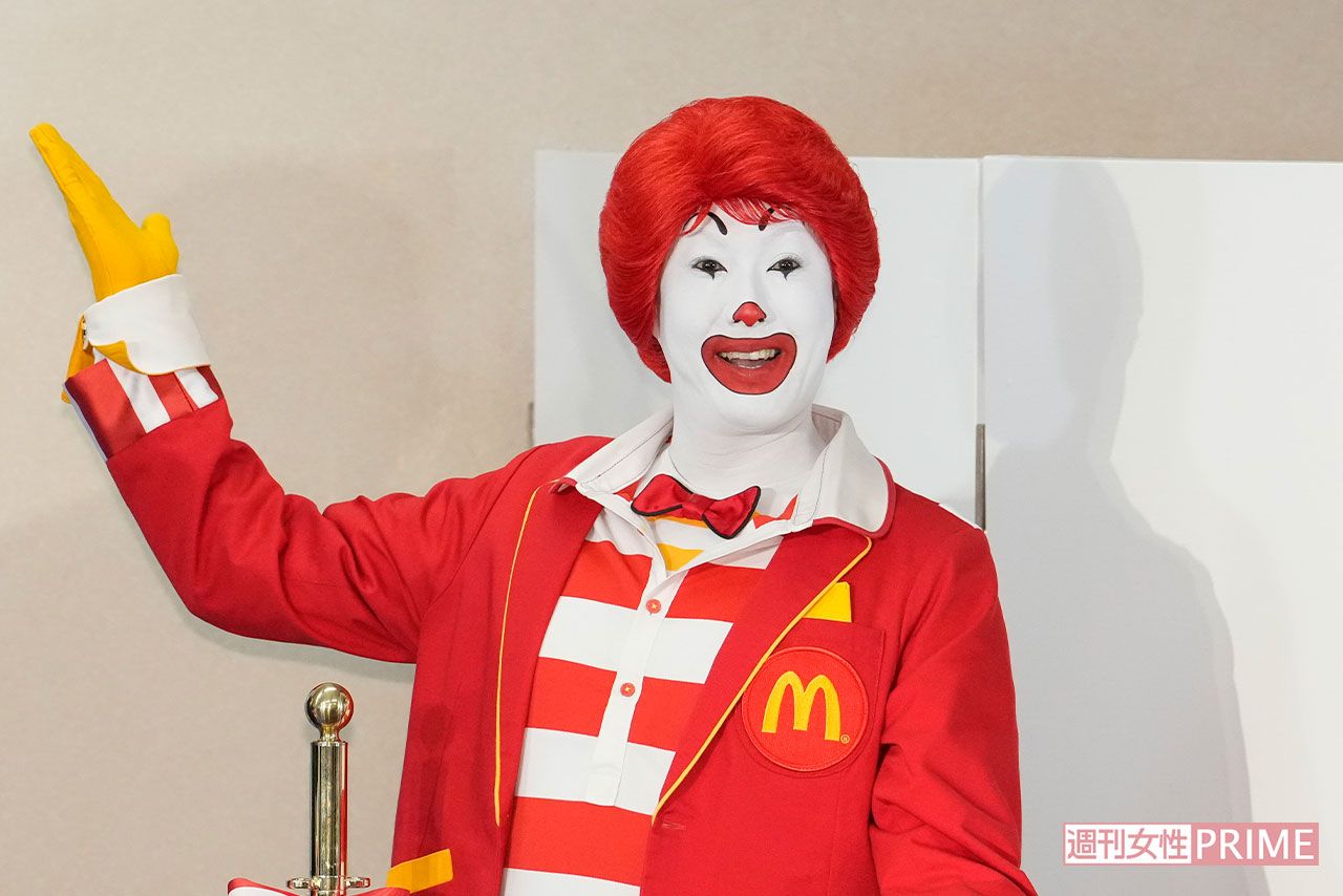 『マクドナルド』のマスコットキャラクターのドナルド・マクドナルド