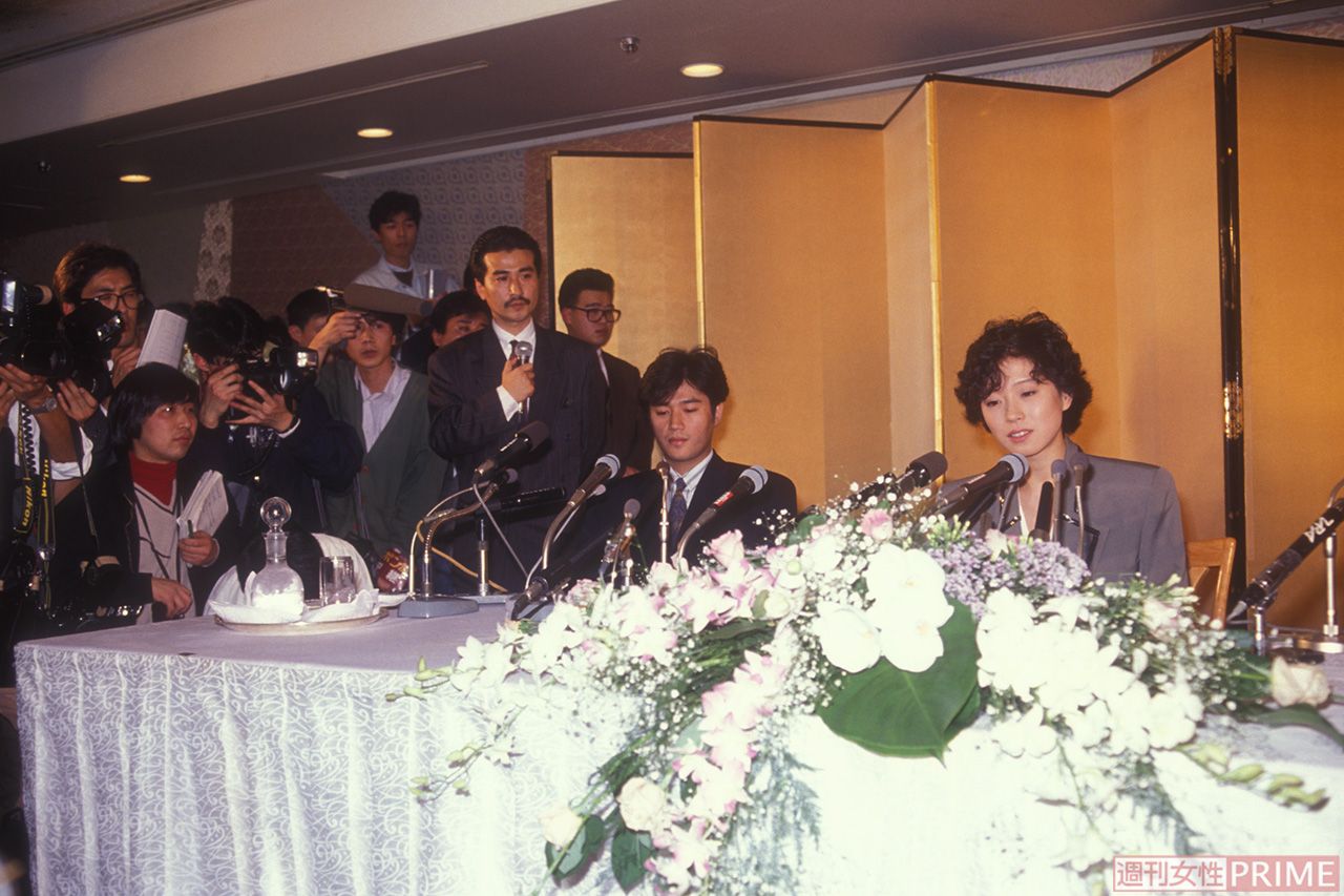 近藤真彦と中森明菜の記者会見