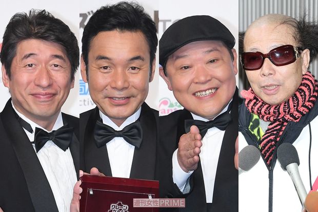 ダチョウ倶楽部・寺門ジモン、肥後克広、上島竜兵と電撃ネットワーク・南部虎弾　