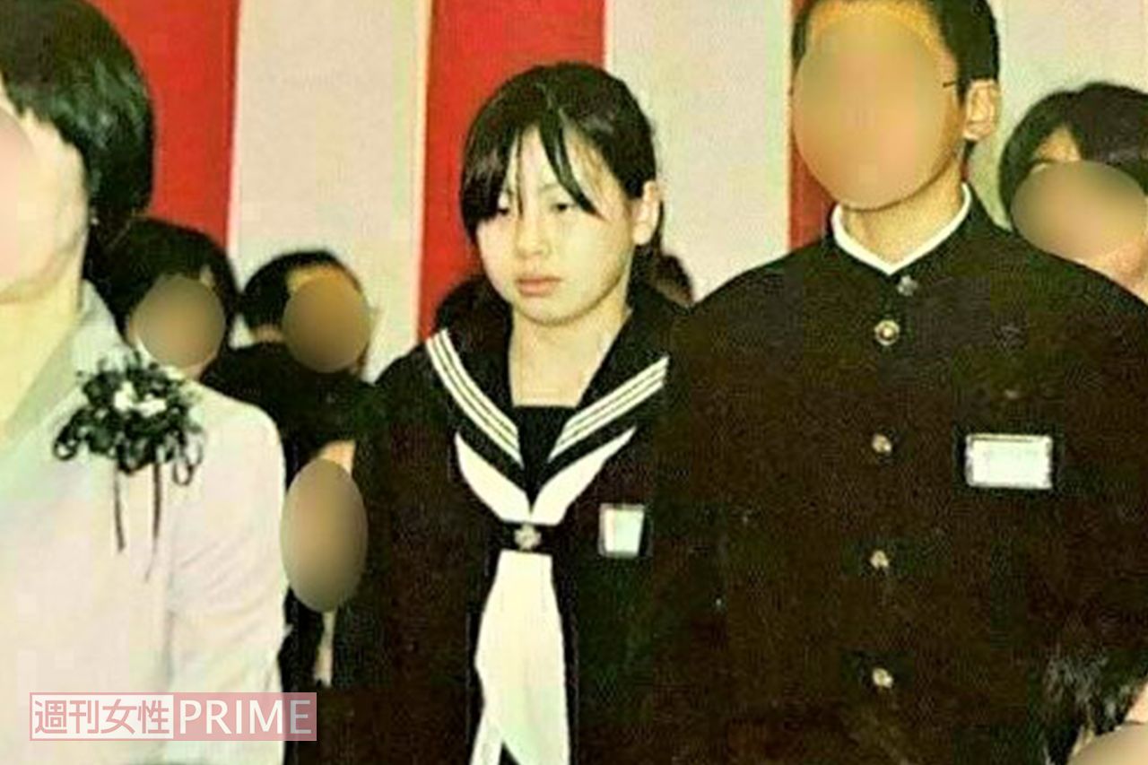 中学校の卒業アルバムより（知人提供）