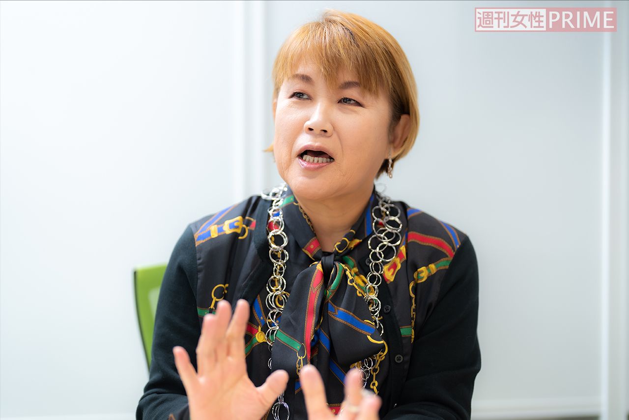 山田邦子さん　撮影／佐藤ヤスヒコ