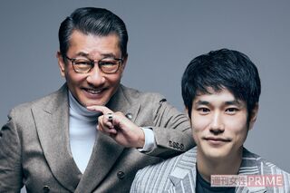 中井貴一・松山ケンイチ　撮影／廣瀬靖士