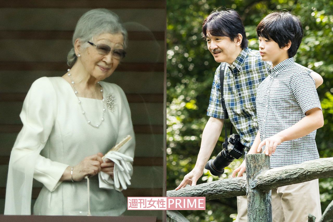 美智子さまと秋篠宮さまと悠仁さま